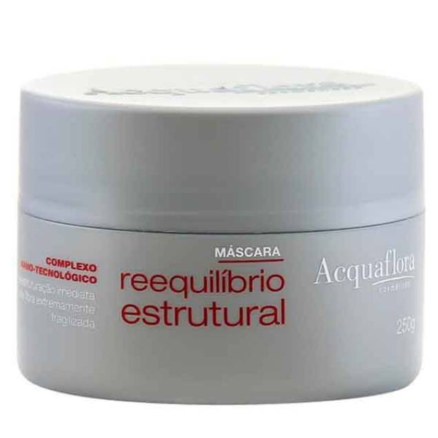 <b>Acquaflora </b>Reequilíbrio Estrutural - Máscara de Tratamento 250g - <b>R$ 25,90</b> <b>Acquaflora </b>Reequilíbrio Estrutural - Máscara de Tratamento 250g - <b>R$ 25,90</b>