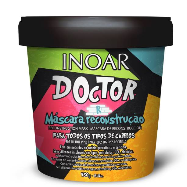 <strong>Inoar</strong>, Doctor Máscara Reconstrução,<strong> R$ 29,90</strong>