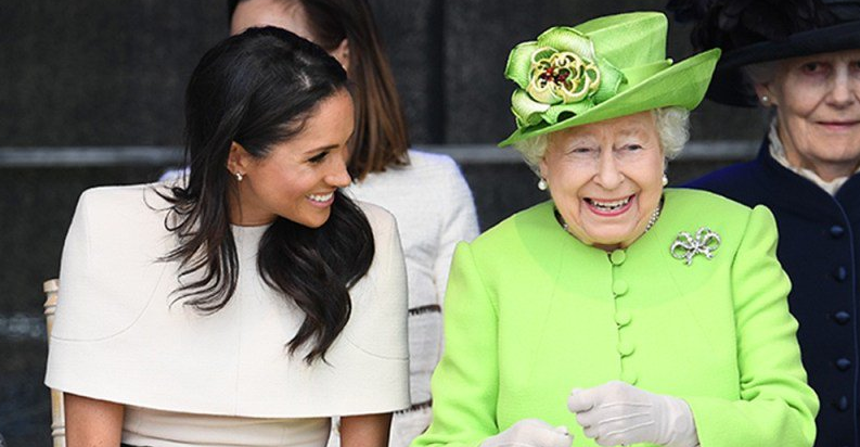 meghan markle e rainha elizabeth