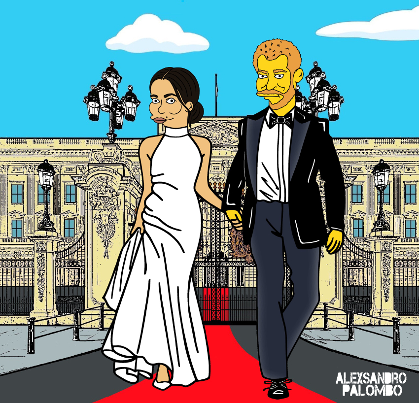 Meghan Markle – Os Simpsons meghan-markle-princess-william-queen-elizabeth-kate-middleton-lady-diana-feminist-feminism-royal-popart-contemporaryart-simpsonized-thesimpsons-lossimpsons-buckin-6