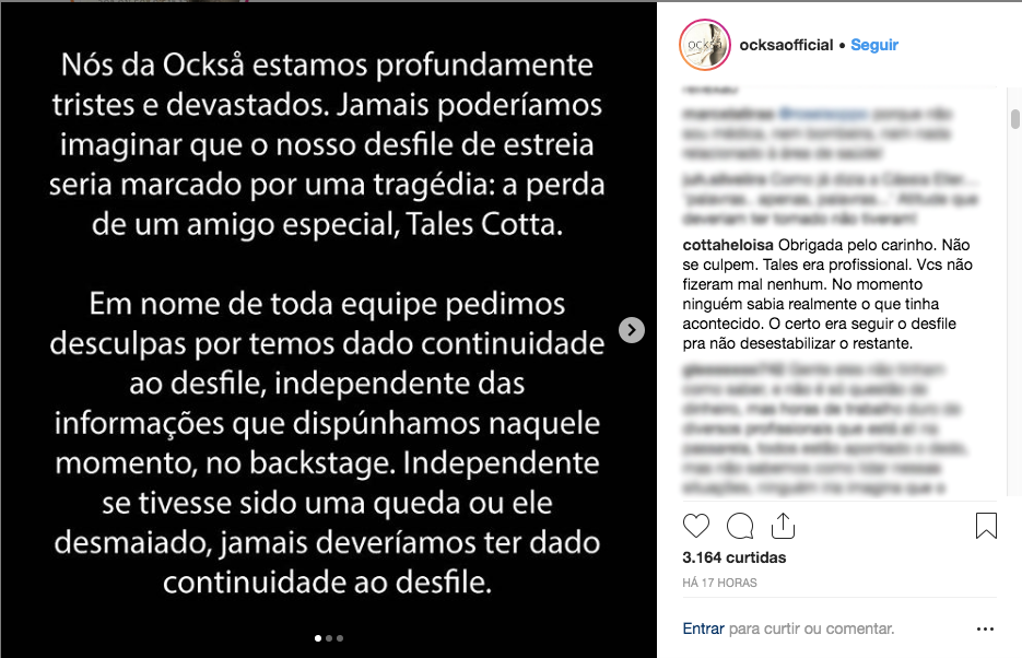ocksa post modelo tales cotta ocksa post modelo tales cotta