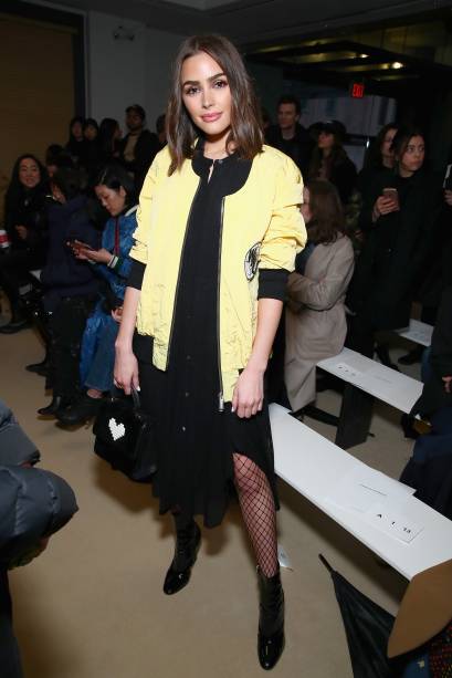 Olivia Culpo no desfile de Public School