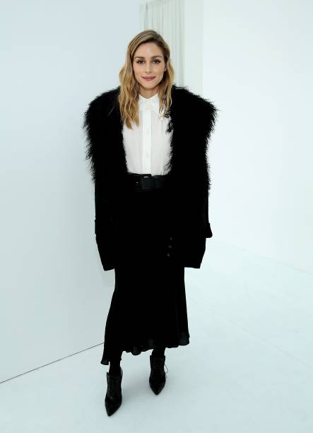 Olivia Palermo no desfile de Delpozo