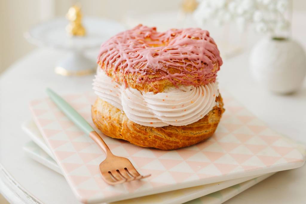 Paris Brest com Chocolate Ruby