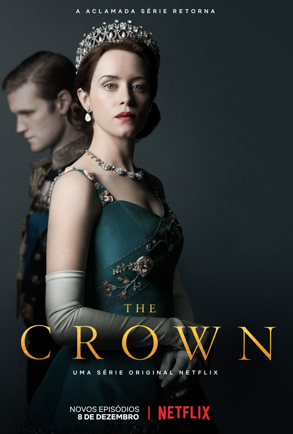 Pôster da segunda temporada de The Crown