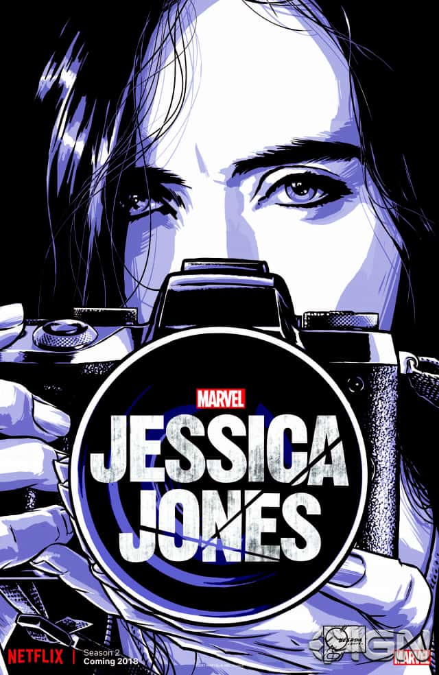 Pôster da segunda temporada de Jessica Jones