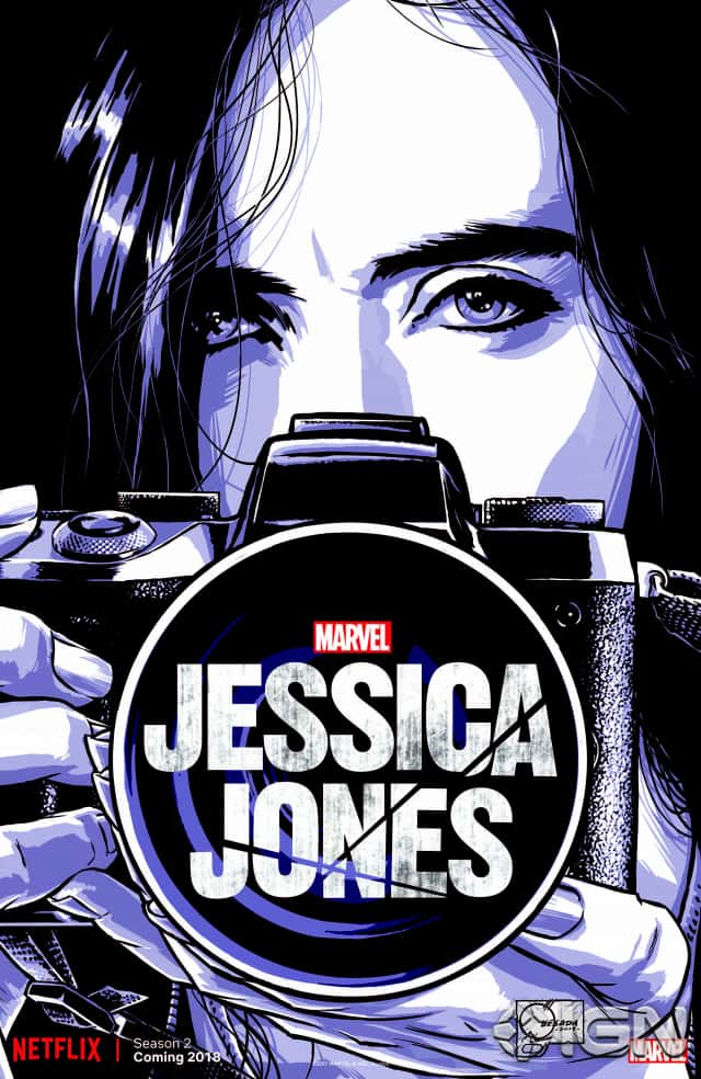 Pôster da segunda temporada de Jessica Jones