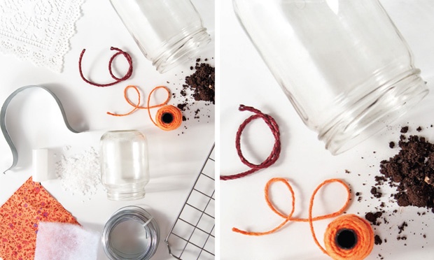 Ideia criativa: transforme os potes de vidro em objetos de decoração
