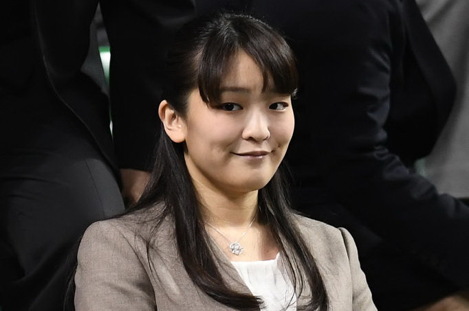 TOKYO, JAPAN - FEBRUARY 04: Princess Mako of Akihisno attends the Davis Cup by BNP Paribas first round doubles match between Japan and France at Ariake Colosseum on February 4, 2017 in Tokyo, Japan. (Photo by Atsushi Tomura/Getty Images)