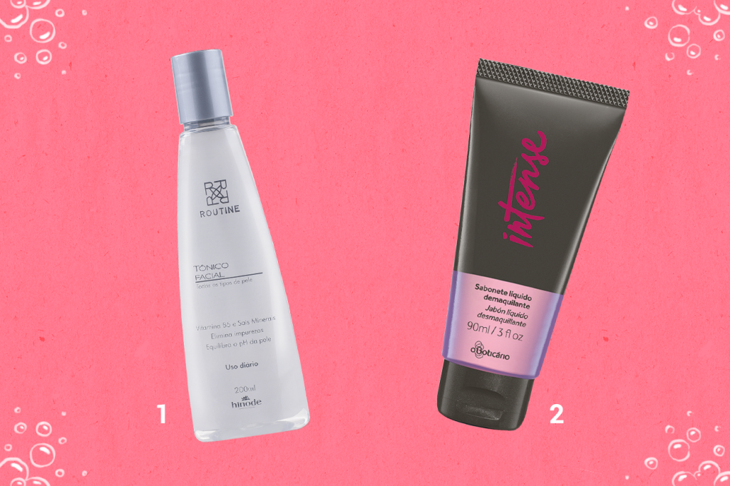 Produtos para limpeza facial