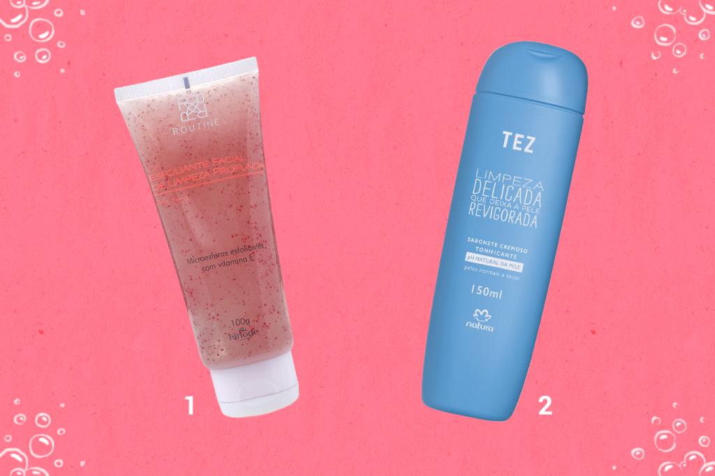 Produtos para limpeza facial
