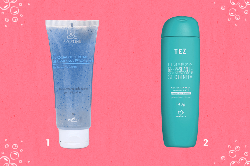 Produtos para limpeza facial
