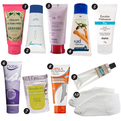 Acabe com os pés ressecados Acabe com os pés ressecados