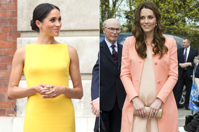 Protocolos da família real britânica – esmalte – Meghan e Kate Protocolos da família real britânica - esmalte - Meghan e Kate