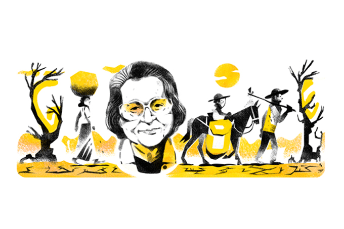 Raquel de Queiroz ganha Doodle do Google em sua homenagem