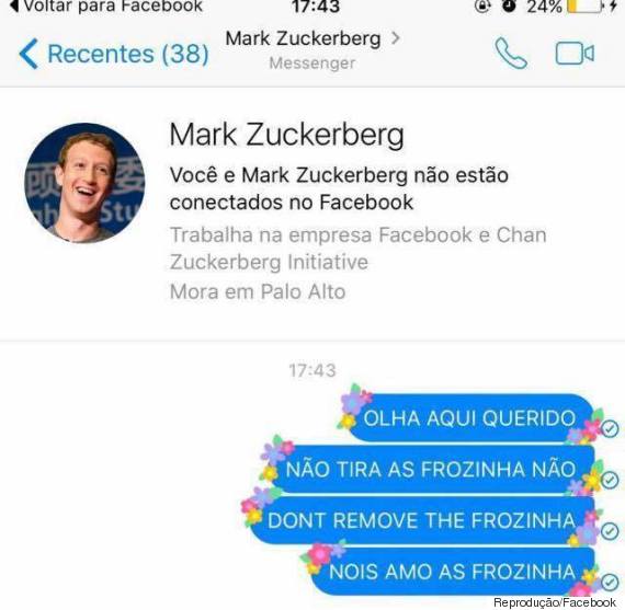 Reprodução/Facebook Reprodução/Facebook