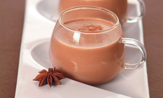 Receita de chocolate quente com especiarias