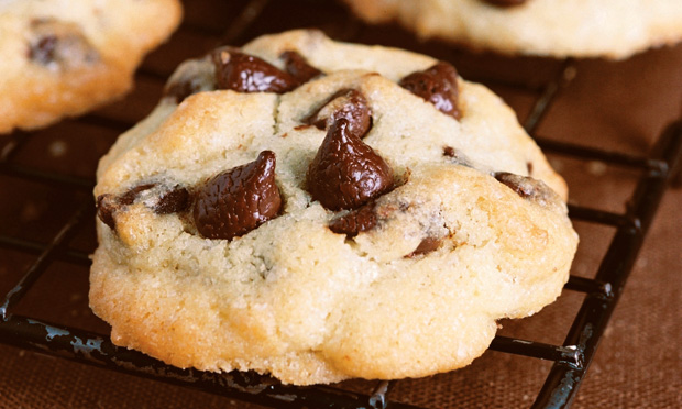 Cookies com gotas de chocolate