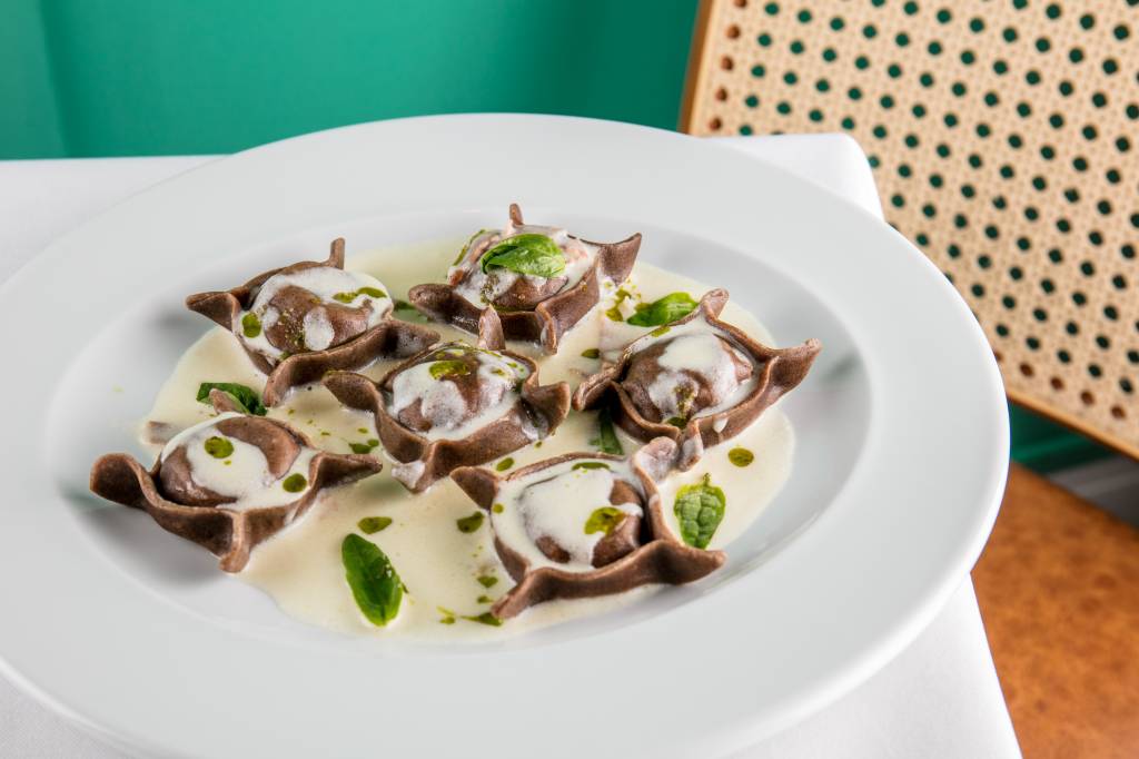 Ravioli di funghi e tartufo al mascarpone