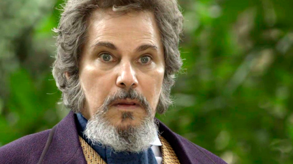 Segredo revelado em O Tempo Não Para: Dom Sabino teve filho com escrava