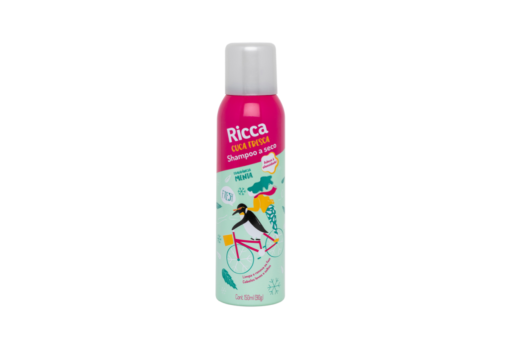 Shampoo a seco ‘Cuca Fresca’, Ricca