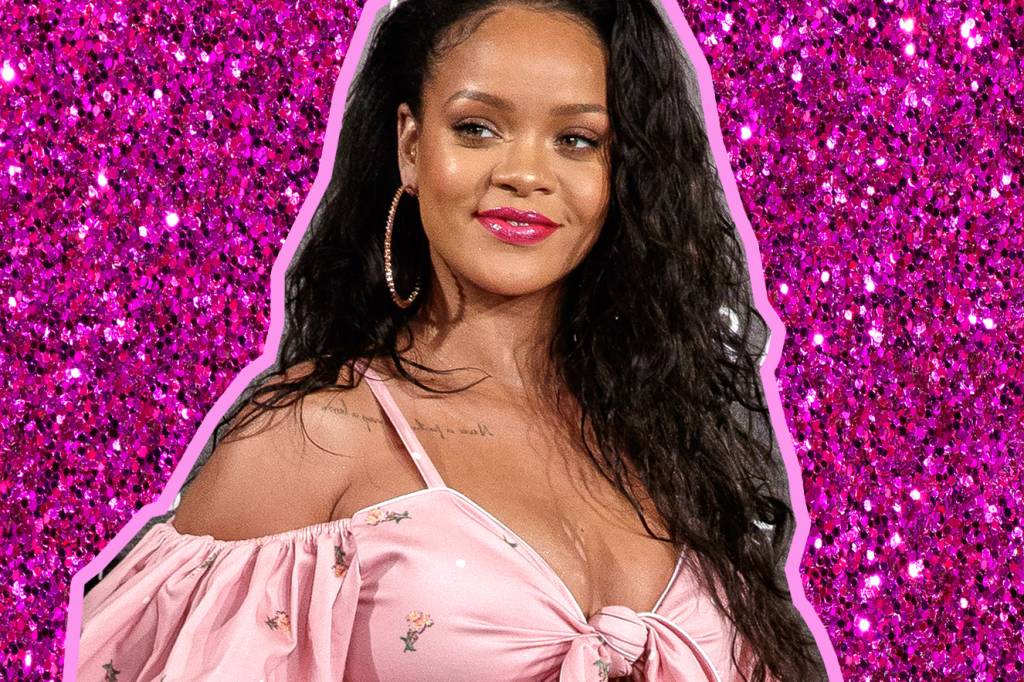 Rihanna usou uma saia dentro de uma saia para o look do dia e arrasou