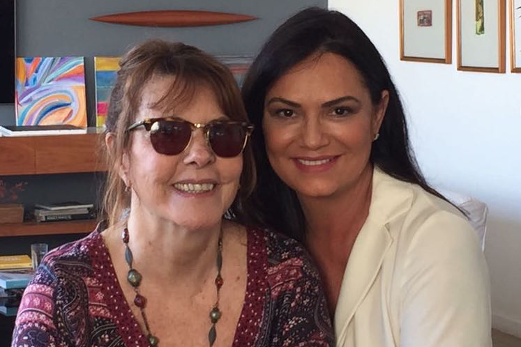 Sandra Werneck e Luiza Brunet nos bastidores de “Mexeu com uma, Mexeu com todas”