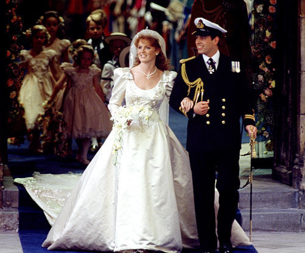 Sarah Ferguson - casamento príncipe Andrew