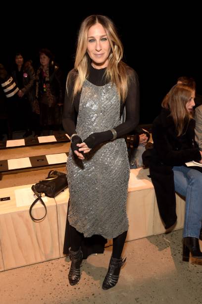 Sarah Jessica Parker no desfile de Narciso Rodriguez