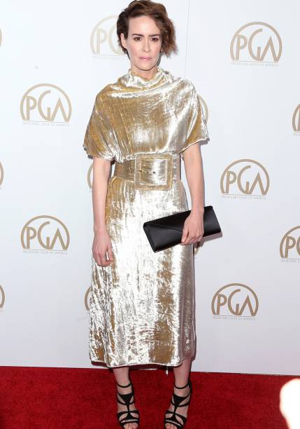 <strong>Sarah Paulson</strong> veste Maison Margiela