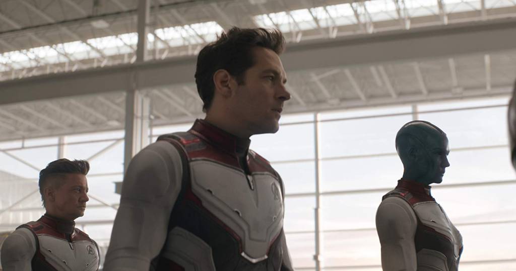 Gavião Arqueiro, Homem-Formiga e Nebulosa em ‘Vingadores: Ultimato’ Gavião Arqueiro, Homem-Formiga e Nebulosa em 'Vingadores: Ultimato'