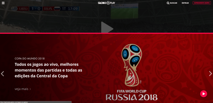 Chamadas dos jogos da Copa do Mundo 2018 na Globo 