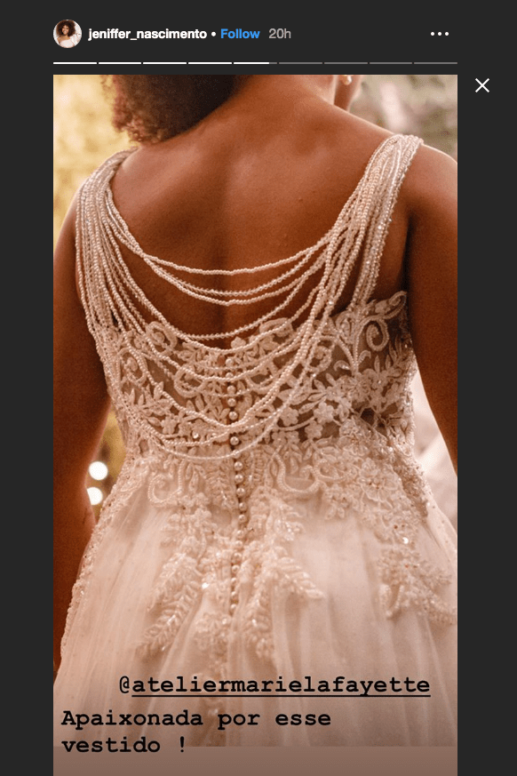 Vestido de noiva Jeniffer Nascimento