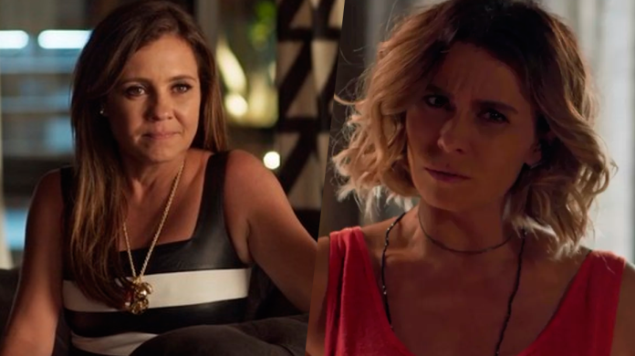 Resumo da novela Segundo Sol, Laureta e Luzia segundo-sol-luzia-ressabiada1-2