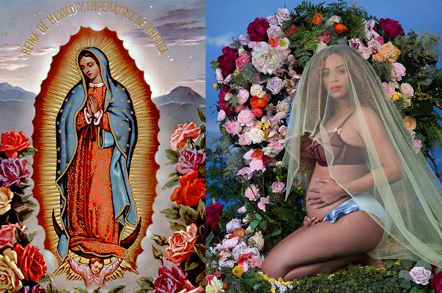 Beyoncé e Virgem de Guadalupe