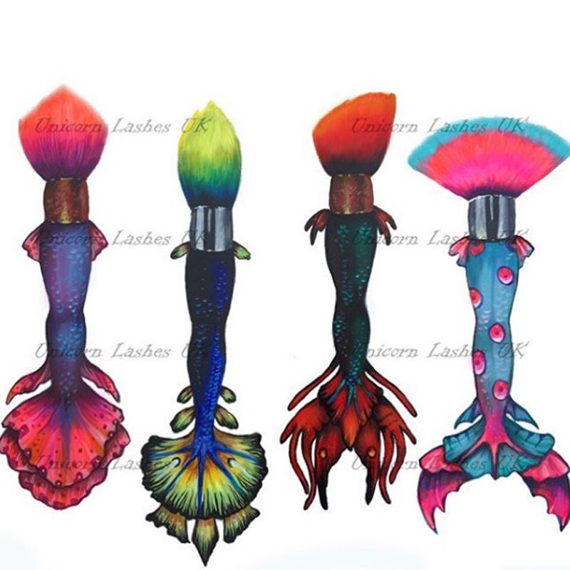 Marca lança incríveis pincéis de maquiagem em formato de sereia