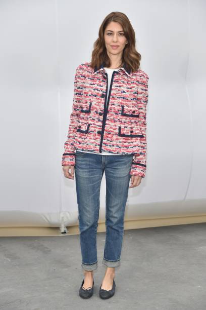 Sofia Coppola no desfile da Chanel