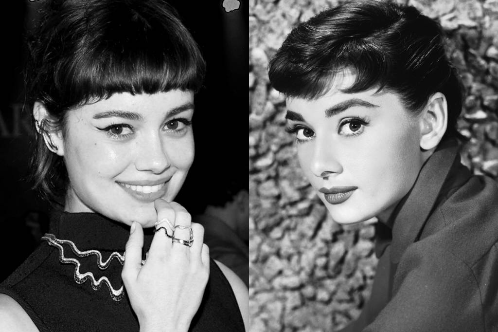 Sophie Charlotte está a cara da Audrey Hepburn com a nova franja