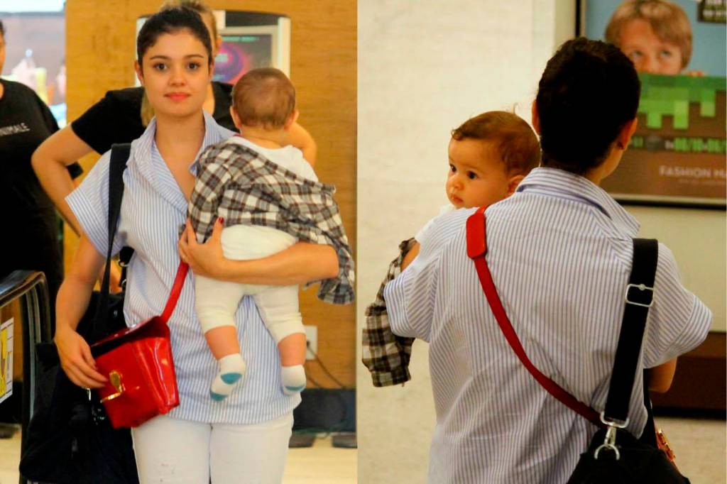 Sophie Charlotte é fashionista até com filho Otto no colo