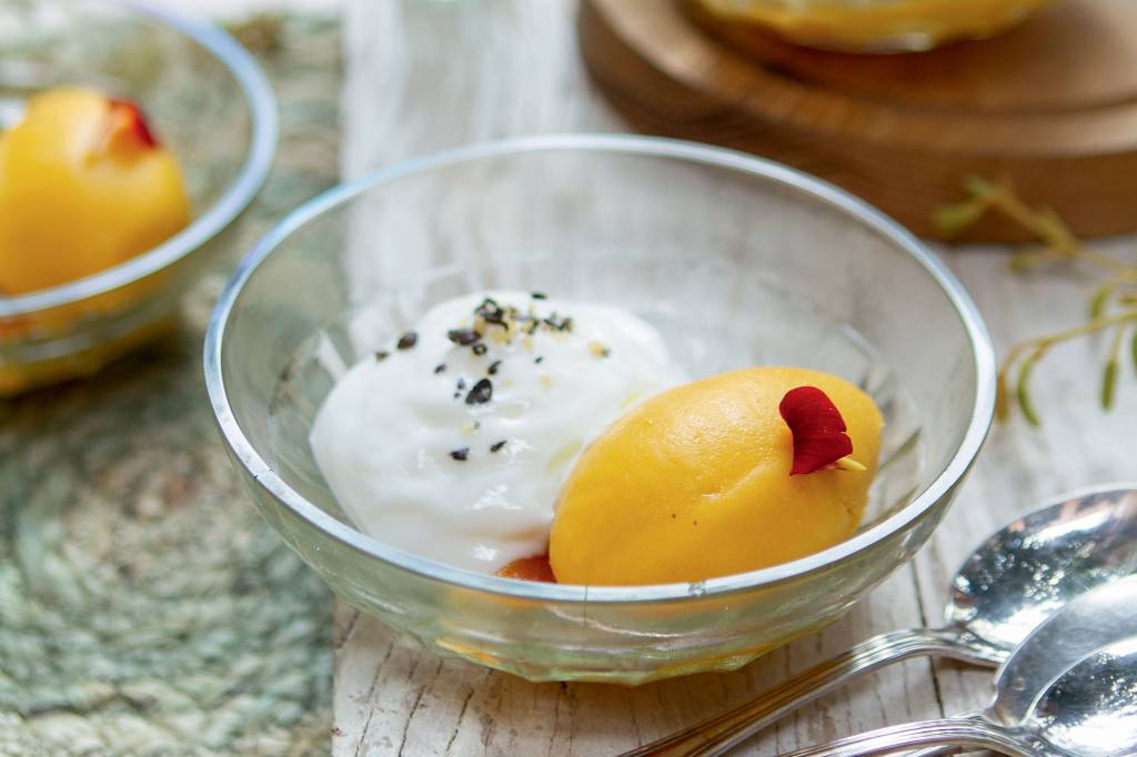 Sorbet de Butiá e Iogurte