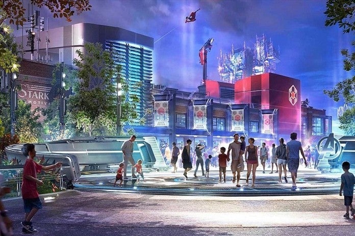 Avengers Campus, parque da Disneyland Avengers Campus, parque da Disneyland