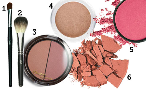Como usar blush da maneira correta Como usar blush da maneira correta