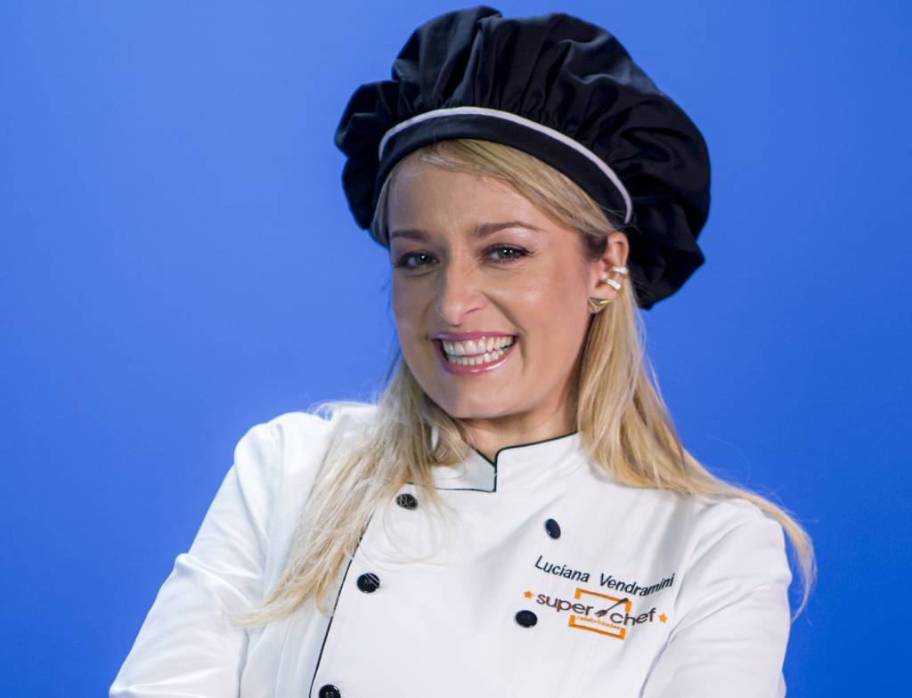 Luciana Vendramini no Super Chef Celebridades Luciana Vendramini no Super Chef Celebridades