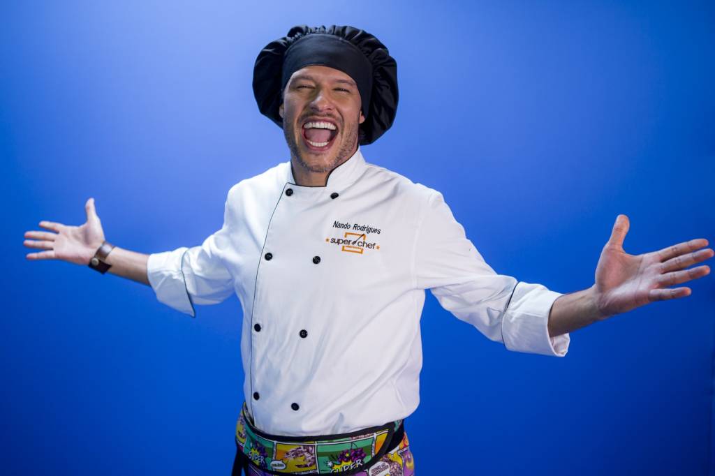 Nando Rodrigues no Super Chef Celebridades Nando Rodrigues no Super Chef Celebridades