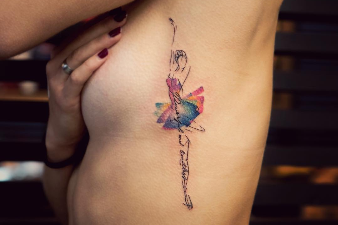 22 tatuagens lindas de quem eternizou o amor pela dança na pele