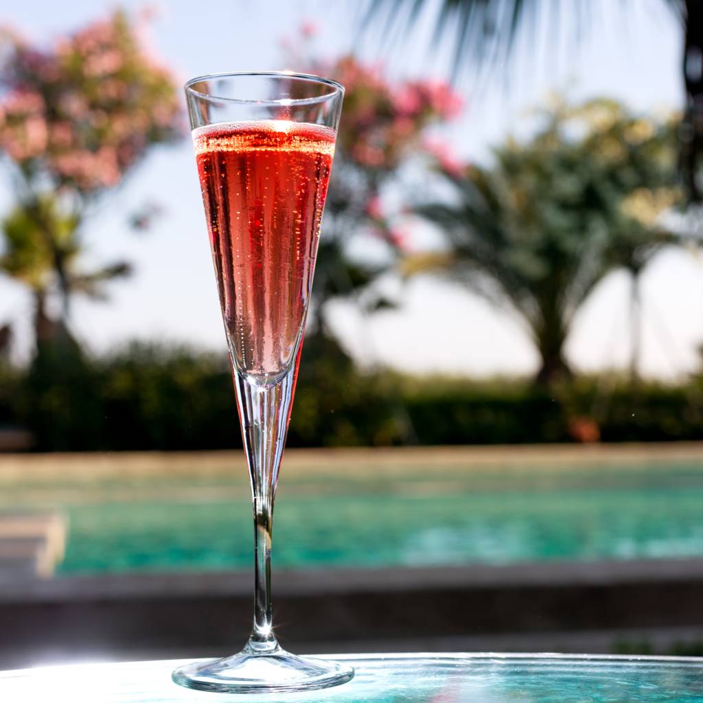 Glass of Kir Royal Glass of Kir Royal