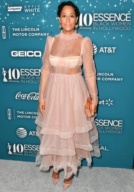 <strong>Tracee Ellis Ross</strong> veste <strong>Lethicia Bronstein</strong>