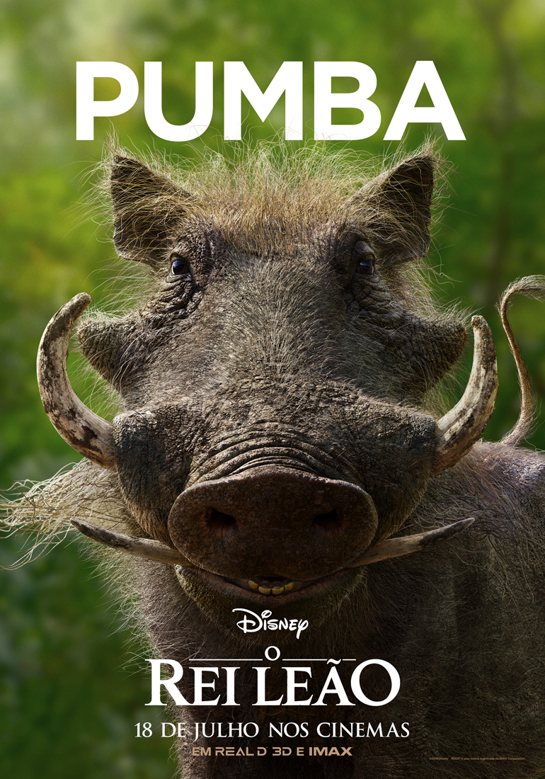 Pumba em ‘O Rei Leão’ Pumba em 'O Rei Leão'