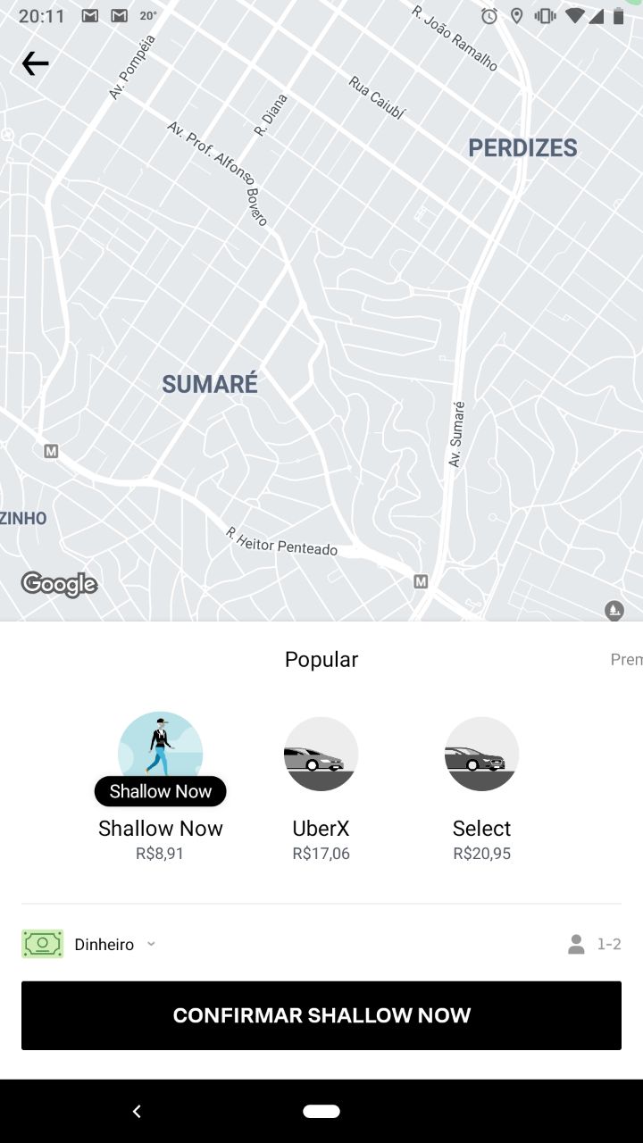 uber shallow now