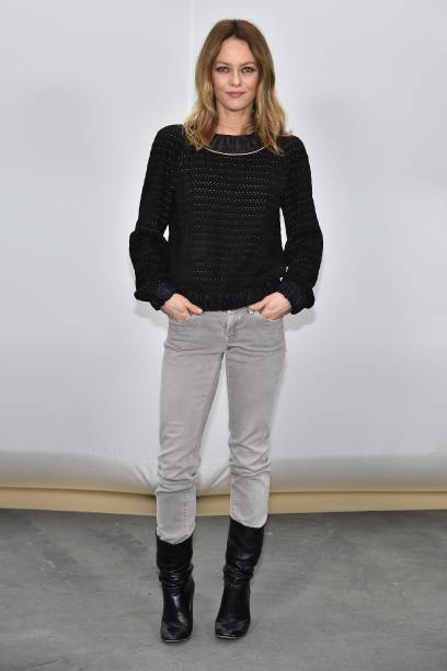 Vanessa Paradis no desfile da Chanel